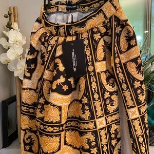 Beautifully printed PLT maxi skirt with slit